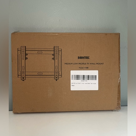 BONTEC Tilting TV Wall Mount for Most 17-45 Inch TV’s Model 110SB - Picture 1 of 3